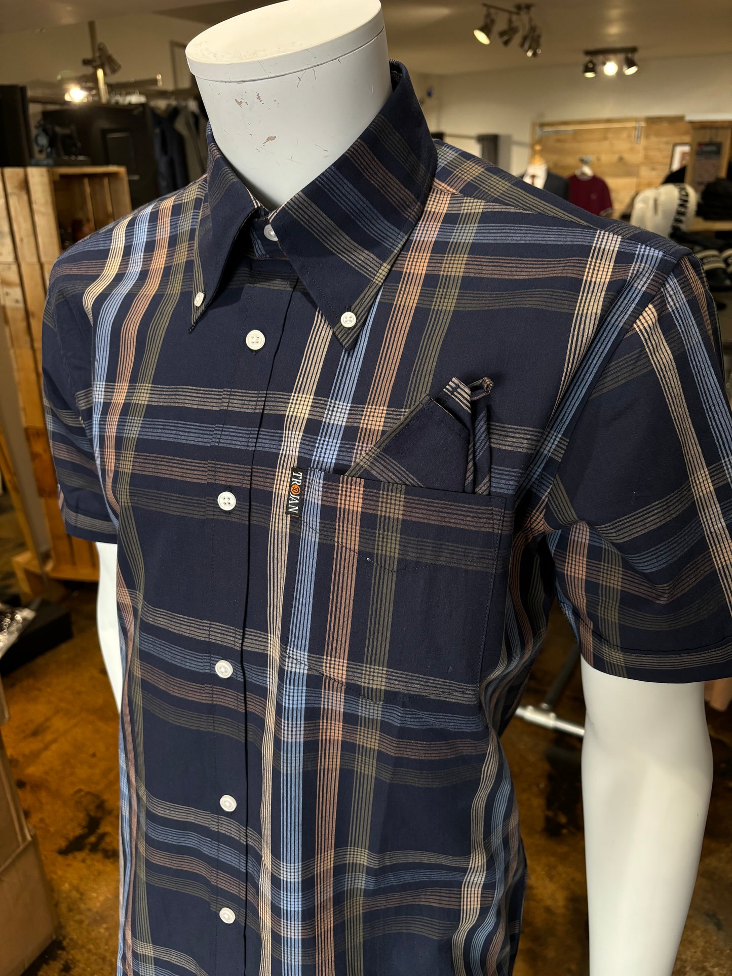 Trojan Button Down Shirt