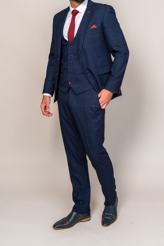 Marc Darcy Edinson Suit - Wine