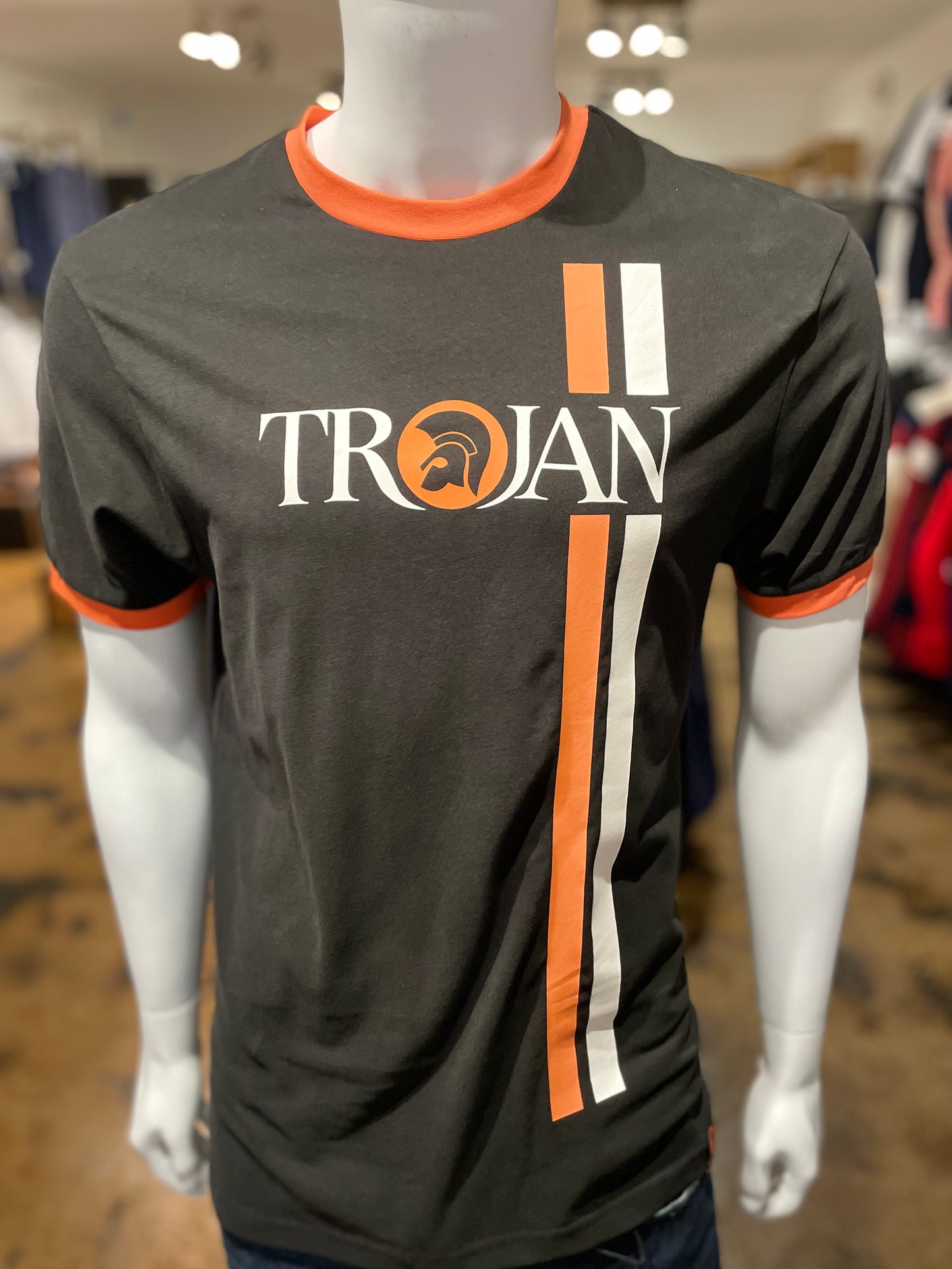 Trojan stripe logo tee TR/8790